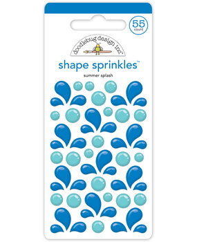 Doodlebug Design Summer Fun Summer Splash Shape Sprinkles (8895)