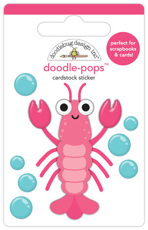 Doodlebug Design Summer Fun Louie Lobster Doodle-Pops (8898) Doodlebug Design Summer Fun Louie Lobster Doodle-Pops (8898)