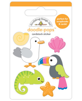 Doodlebug Design Summer Fun Tropical Trio Doodle-Pops (8899)