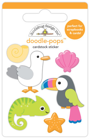 Doodlebug Design Summer Fun Tropical Trio Doodle-Pops (8899) Doodlebug Design Summer Fun Tropical Trio Doodle-Pops (8899)