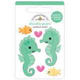 Doodlebug Design Summer Fun Sam & Sally Seahorse Doodle-Pops (8901)