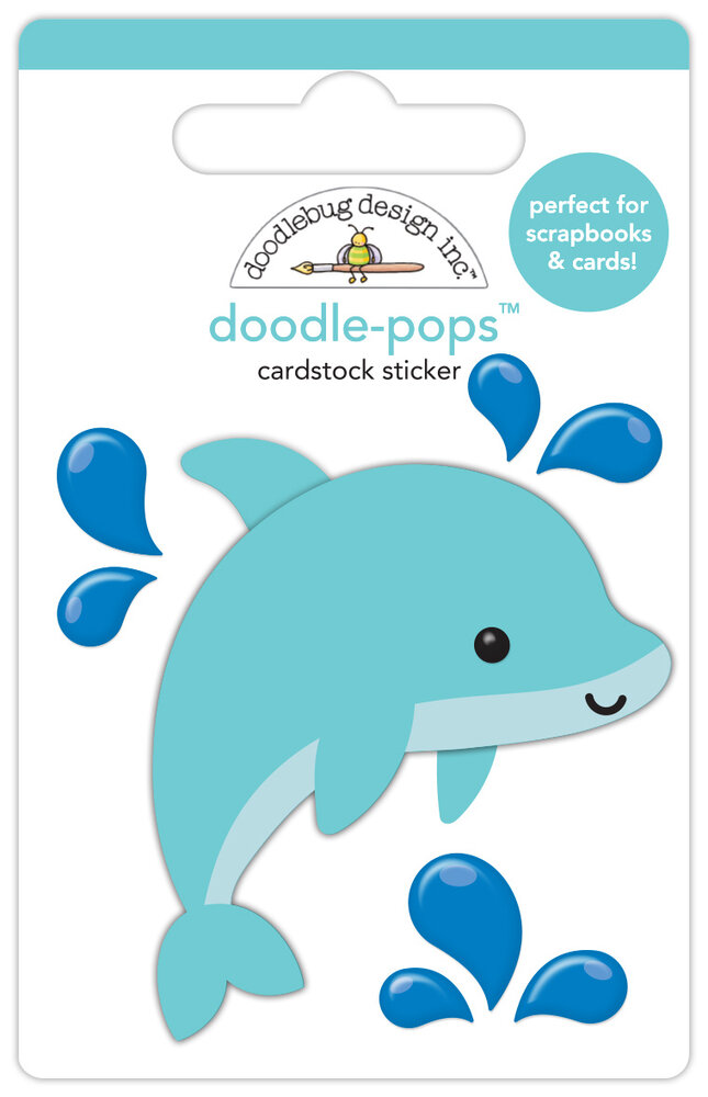 Doodlebug Design Summer Fun Donnie Dolphin Doodle-Pops (8902)