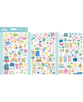 Doodlebug Design Summer Fun Mini Icons Stickers (8906)