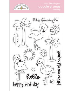 Doodlebug Design Summer Fun Flamazing Doodle Stamps (8916)