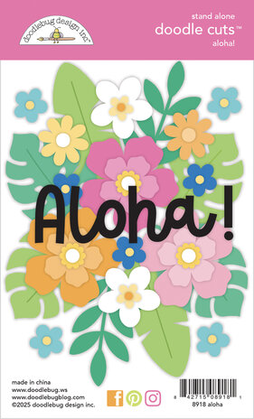 Doodlebug Design Summer Fun Aloha! Doodle Cuts (8918) Doodlebug Design Summer Fun Aloha! Doodle Cuts (8918)