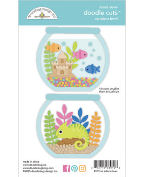 Doodlebug Design Summer Fun So Adora-Bowl Doodle Cuts (8919)