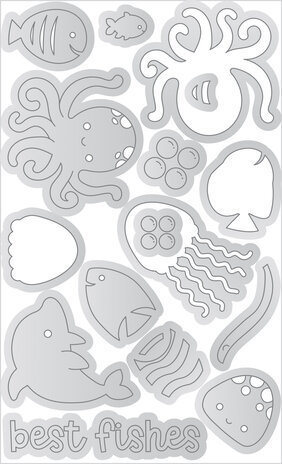 Doodlebug Design Summer Fun Best Fishes Doodle Cuts (8920) Doodlebug Design Summer Fun Best Fishes Doodle Cuts (8920)
