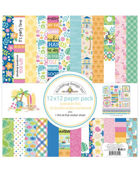 Doodlebug Design Summer Fun 12x12 Inch Paper Pack (8941)