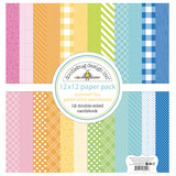 Doodlebug Design Summer Fun 12x12 Inch Petite Prints Assortment Pack (8942)