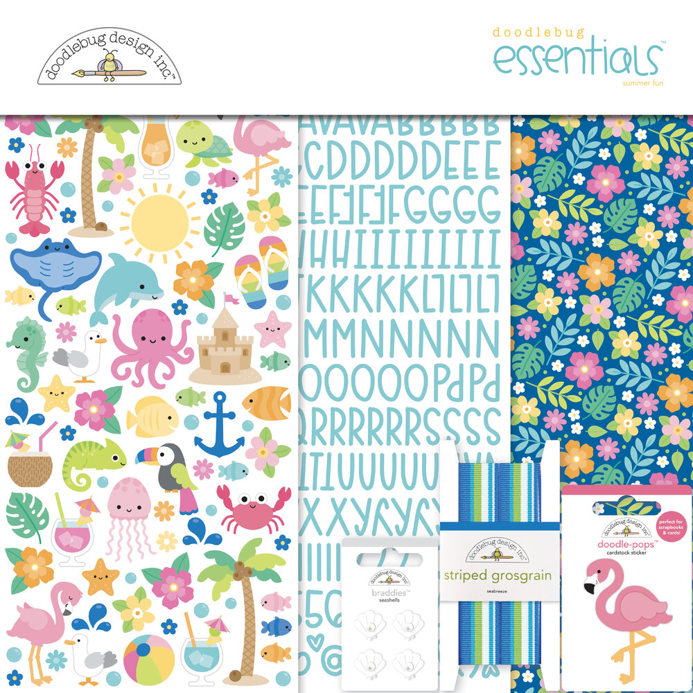 Doodlebug Design Summer Fun Essentials Kit (8944) Doodlebug Design Summer Fun Essentials Kit (8944)
