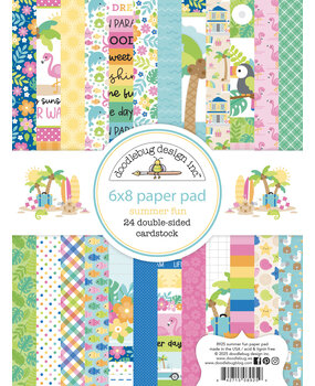 Doodlebug Design Summer Fun 6x8 Inch Paper Pad (8925)