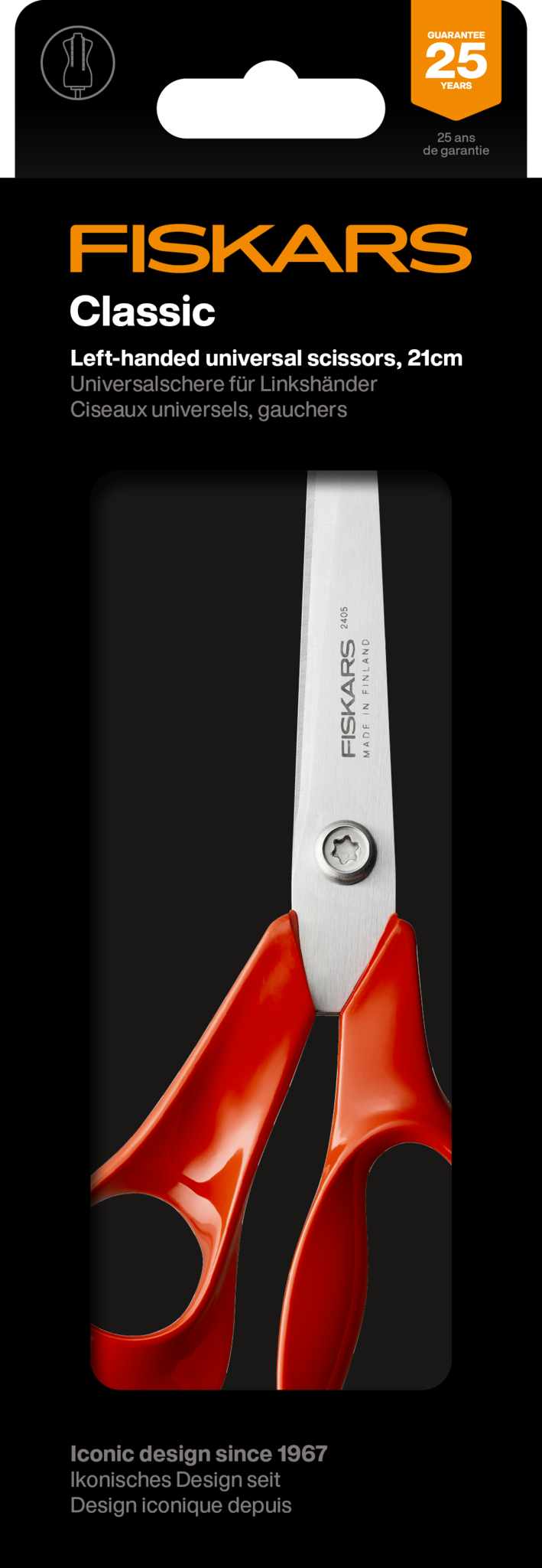 Scissors Classic Universal 21cm Left-handed (1075036) - Craftlines B.V.