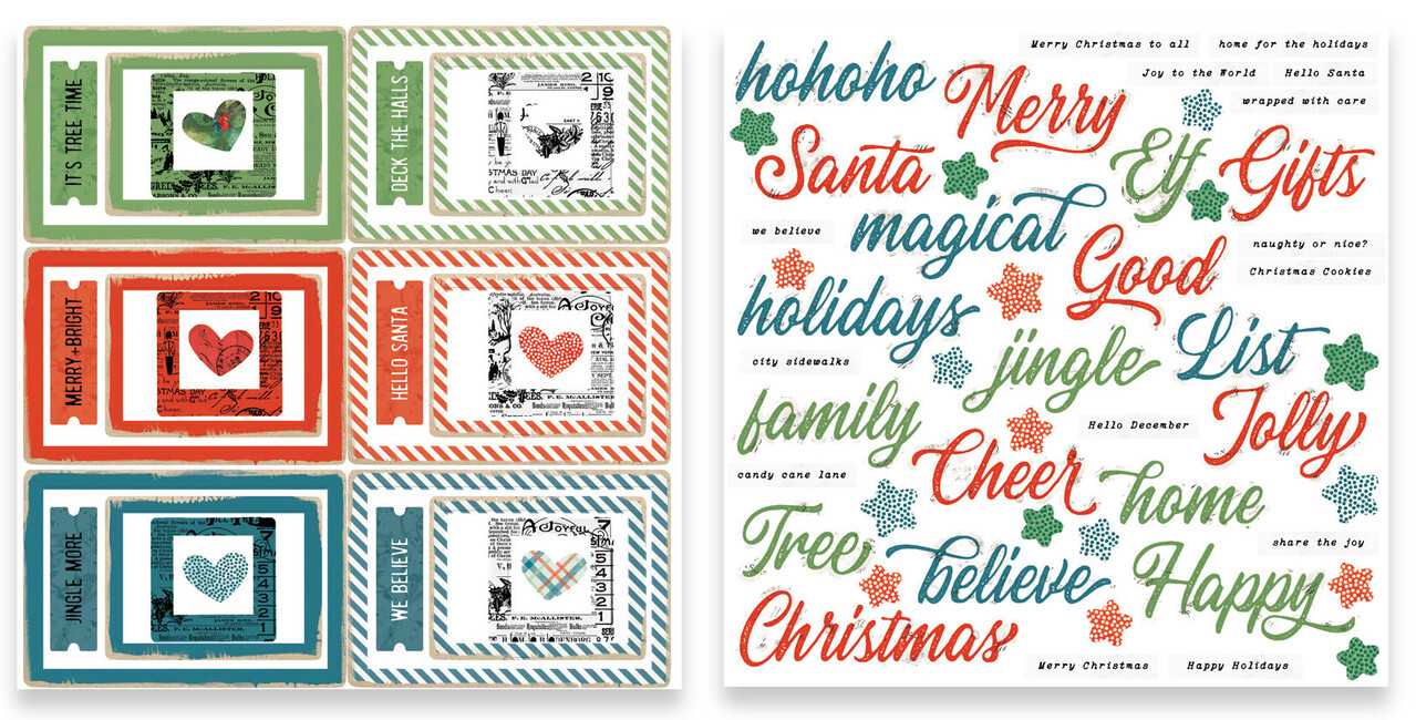 Arden Creative Studio Season of Joy Page Makers Ephemera Pack (79pcs) (ACSEP0006)