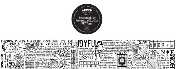 Arden Creative Studio Season of Joy Journal PET Tape Continuous (5cmx5m) (ACSCT0006)