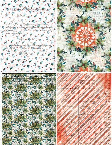 Arden Creative Studio Season of Joy 6x8 Inch Decoupage Paper (ACSDP0002)