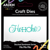 Arden Creative Studio Sentiment Series Craft Die Stacked Ho Ho Ho (ACSCD0021)