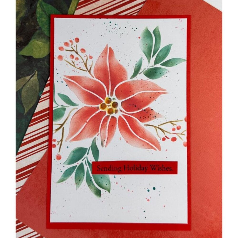 Arden Creative Studio Maker Series 6x8 Inch Stencil Seasonal Blooms (ACSST0008) Arden Creative Studio Maker Series 6x8 Inch Stencil Seasonal Blooms (ACSST0008)