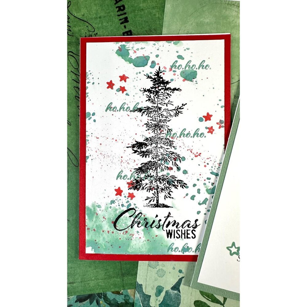 Arden Creative Studio Maker Series 4x8 Inch Clear Stamp Set Winter Etchings (ACSCS0012)