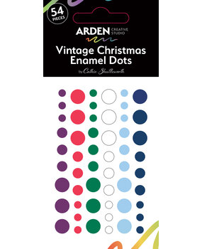 Arden Creative Studio Vintage Christmas Enamel Dots (54pcs) (ACSED0002)