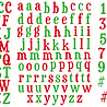 Arden Creative Studio Vintage Christmas 6x8 Inch Alphabet Stickers (3pcs) (ACSAS0001) Arden Creative Studio Vintage Christmas 6x8 Inch Alphabet Stickers (3pcs) (ACSAS0001)
