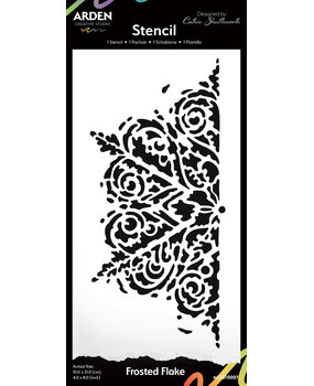 Arden Creative Studio Frosted Flake 4x8 Inch Stencil (ACSST0007)