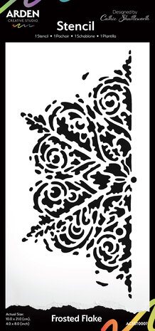 Arden Creative Studio Frosted Flake 4x8 Inch Stencil (ACSST0007) Arden Creative Studio Frosted Flake 4x8 Inch Stencil (ACSST0007)