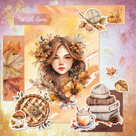 Studio Light Cozy Autumn Essentials Mixed Paper Pad (SL-ES-MPP369) Studio Light Cozy Autumn Essentials Mixed Paper Pad (SL-ES-MPP369)