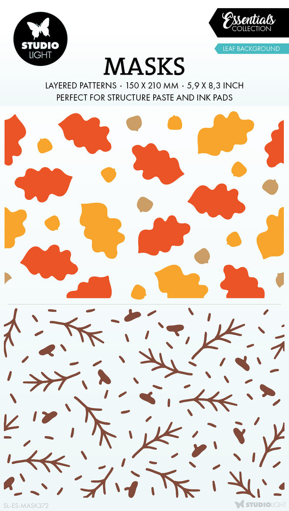 Studio Light Leaf Background Essentials Mask (SL-ES-MASK372) Studio Light Leaf Background Essentials Mask (SL-ES-MASK372)