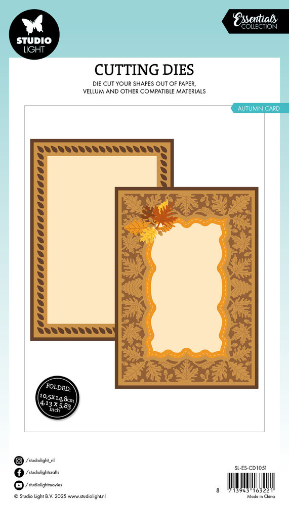 Studio Light Autumn Card Essentials Cutting Die (SL-ES-CD1051) Studio Light Autumn Card Essentials Cutting Die (SL-ES-CD1051)