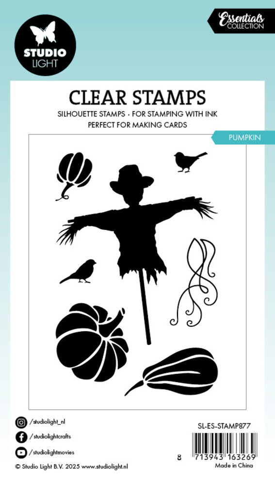 Studio Light Pumpkin Essentials Clear Stamp (SL-ES-STAMP877)