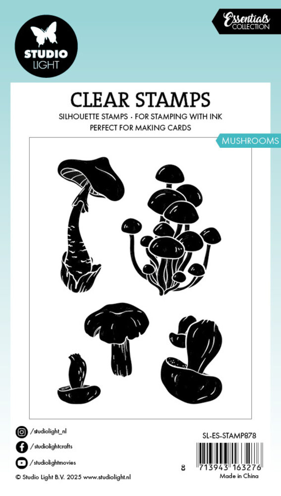 Studio Light Mushrooms Essentials Clear Stamp (SL-ES-STAMP878)