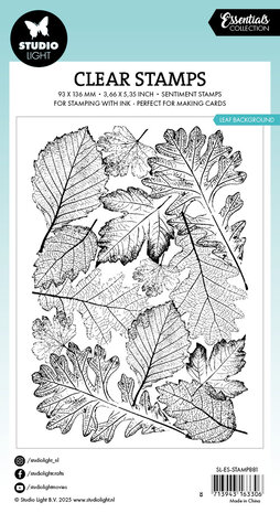 Studio Light Leaf Background Essentials Clear Stamp (SL-ES-STAMP881) Studio Light Leaf Background Essentials Clear Stamp (SL-ES-STAMP881)