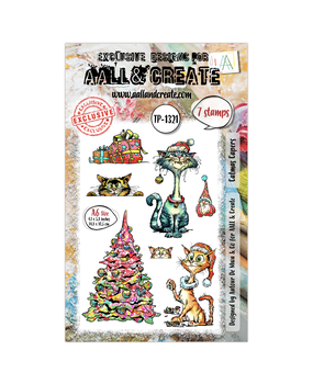 Aall and Create Santa's Sidekicks A6 Stamp Set Catmas Capers (AALL-TP-1321)
