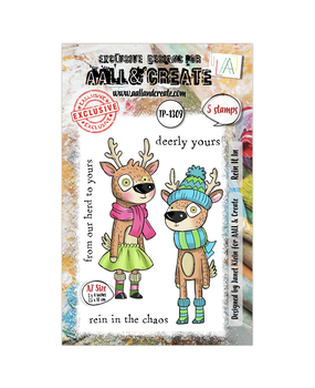 Aall and Create Twinkles & Tidings A7 Stamp Set Rein It In (AALL-TP-1309) Aall and Create Twinkles & Tidings A7 Stamp Set Rein It In (AALL-TP-1309)