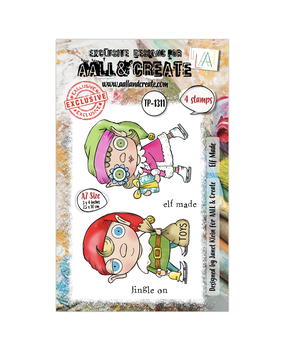 Aall and Create Twinkles & Tidings A7 Stamp Set Elf Made (AALL-TP-1311)