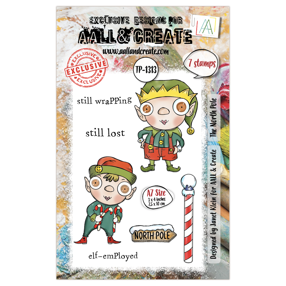 Aall and Create Twinkles & Tidings A7 Stamp Set The North Pole (AALL-TP-1313) Aall and Create Twinkles & Tidings A7 Stamp Set The North Pole (AALL-TP-1313)