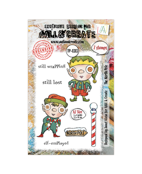 Aall and Create Twinkles & Tidings A7 Stamp Set The North Pole (AALL-TP-1313)