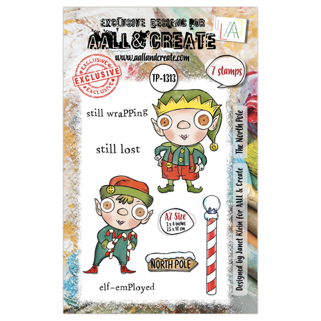 Aall and Create Twinkles & Tidings A7 Stamp Set The North Pole (AALL-TP-1313) Aall and Create Twinkles & Tidings A7 Stamp Set The North Pole (AALL-TP-1313)