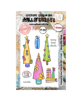 Aall and Create Twinkles & Tidings A7 Stamp Set Merry Little Things (AALL-TP-1317)