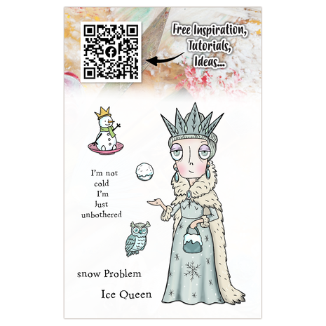 Aall and Create Twinkles & Tidings A7 Stamp Set Ice Queen Dee (AALL-TP-1308)