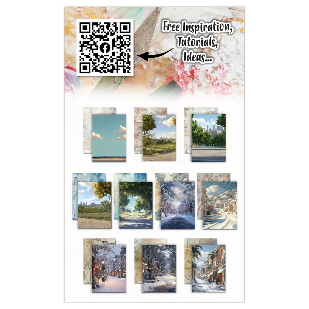 Aall and Create Weathered Wanderings A6 Design Paper Snowfall & Stains (AALL-PA-035) Aall and Create Weathered Wanderings A6 Design Paper Snowfall & Stains (AALL-PA-035)