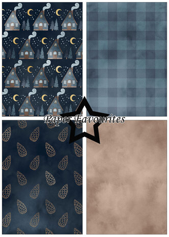 Paper Favourites Winter Night A5 Paper Pad (PFA191)