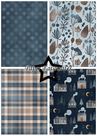 Paper Favourites Winter Night A5 Paper Pad (PFA191)