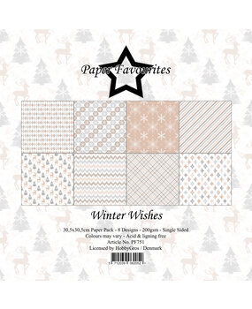 Paper Favourites Winter Wishes 12x12 Inch Paper Pad (PF751)