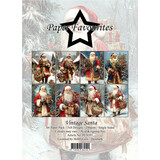 Paper Favourites Vintage Santa A6 Paper Pad (PFA591)