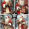 Paper Favourites Vintage Santa A6 Paper Pad (PFA591)
