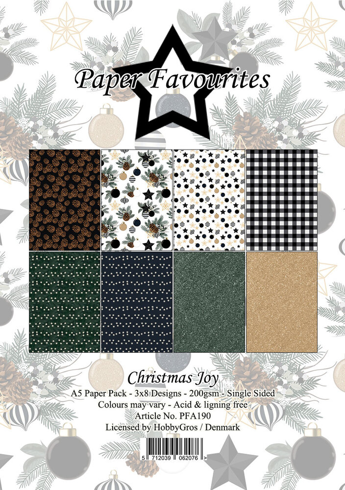 Paper Favourites Christmas Joy A5 Paper Pad (PFA190)