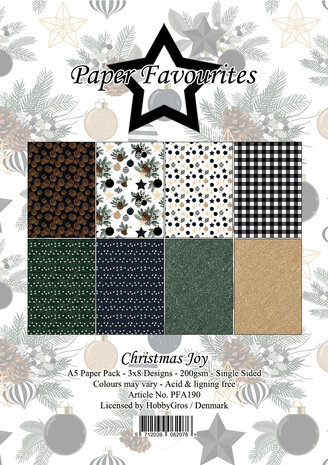 Paper Favourites Christmas Joy A5 Paper Pad (PFA190)