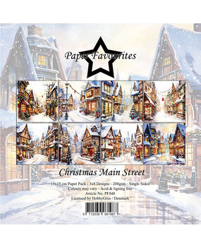 Paper Favourites Christmas Main Street 6x6 Inch Paper Pad (PF548)