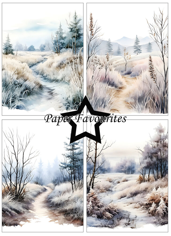 Paper Favourites Frosty Winter A6 Paper Pad (PFA590)